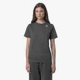 K-WAY T-Shirt Leonide Grigio Scuro (Grey Shadow DK)