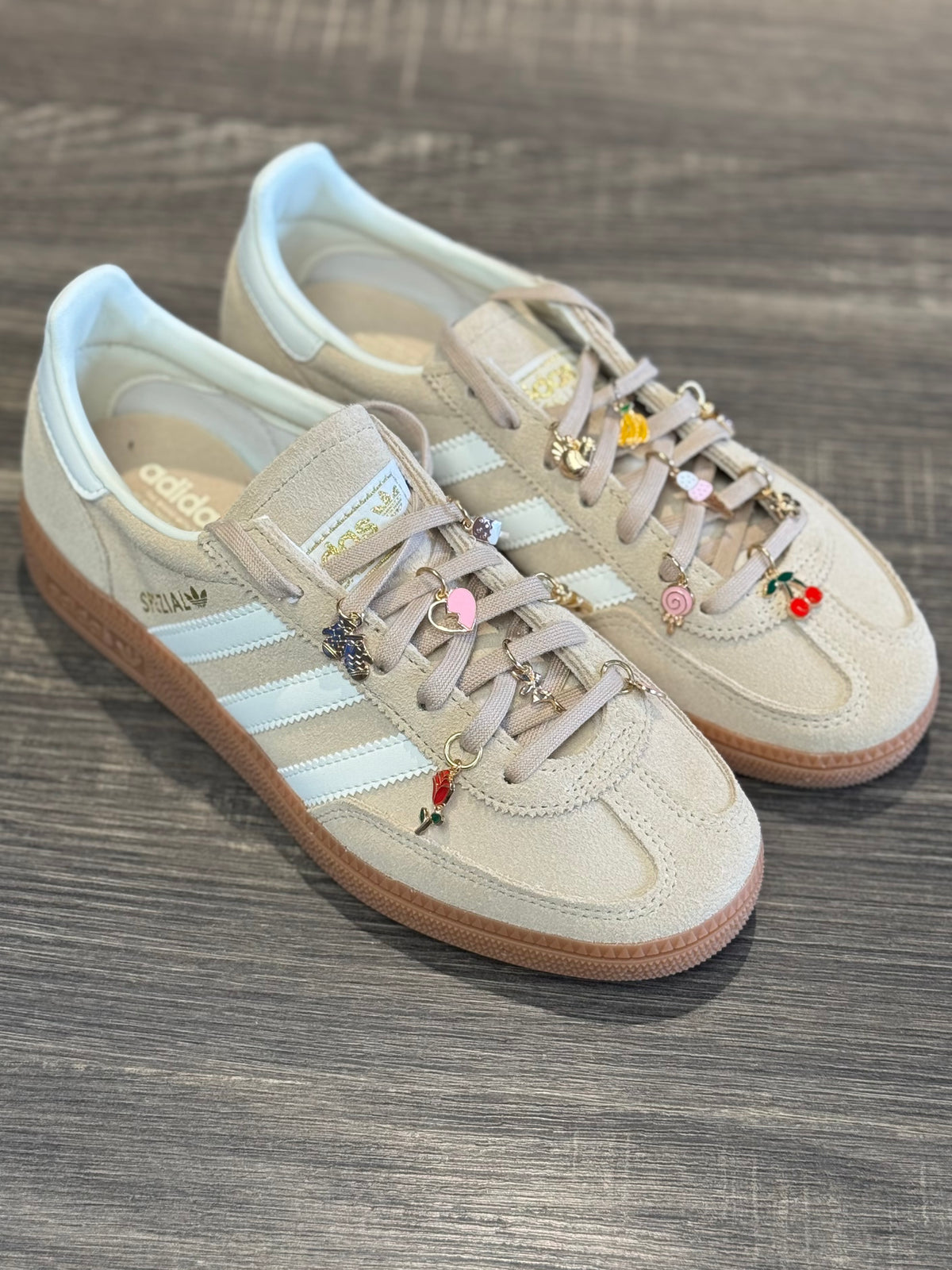 Adidas Spezial Beige Custom Charm