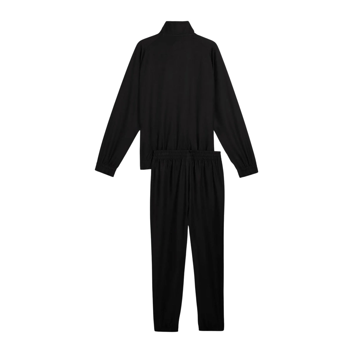 PUMA Tuta In Microfibra Con Zip Nero/Grigio