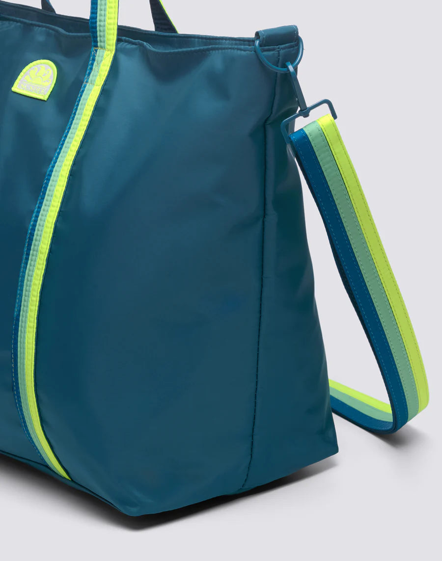 SUNDEK Borsa Da Mare Bon Bag Con Manici Colorati Blu