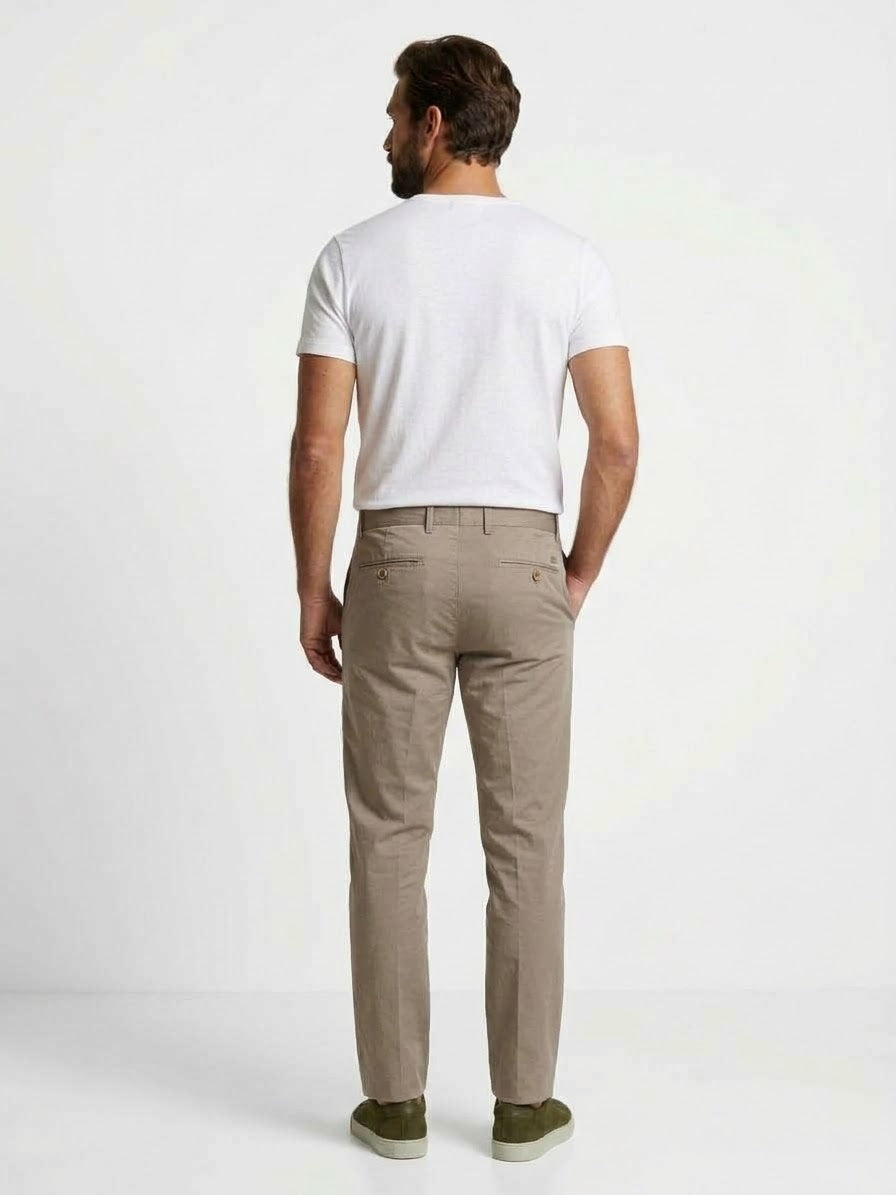PIZETAONE Pantalone T.A. Modern Fit Beige