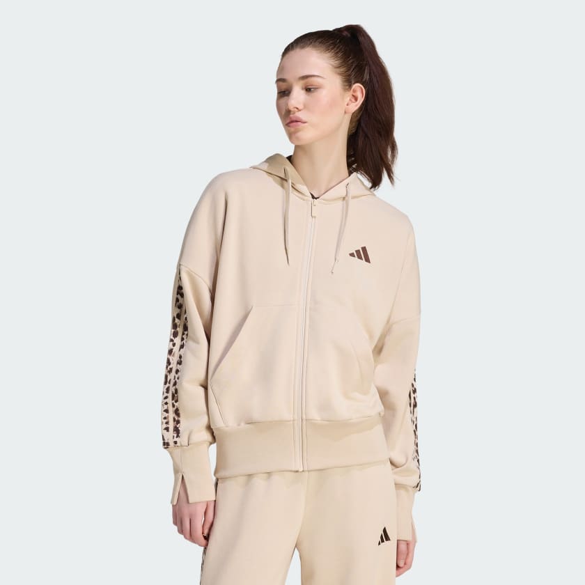 ADIDAS Tuta Completa Donna Maculata Fondo Largo Beige