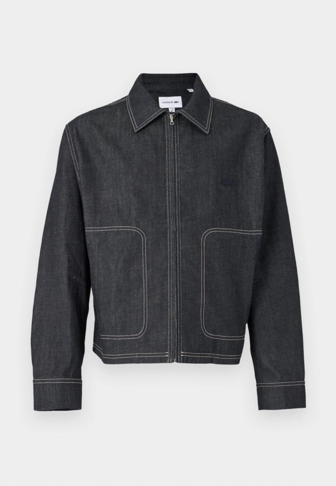 LACOSTE Giacca di Jeans Senza Cappuccio Denim