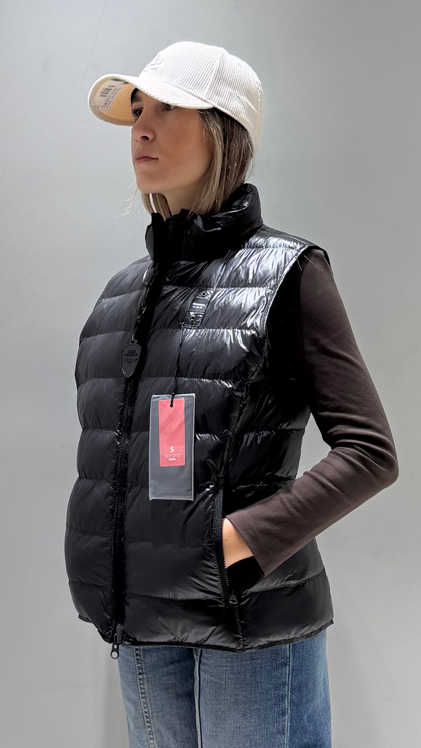 BLAUER DONNA Smanicato Nero