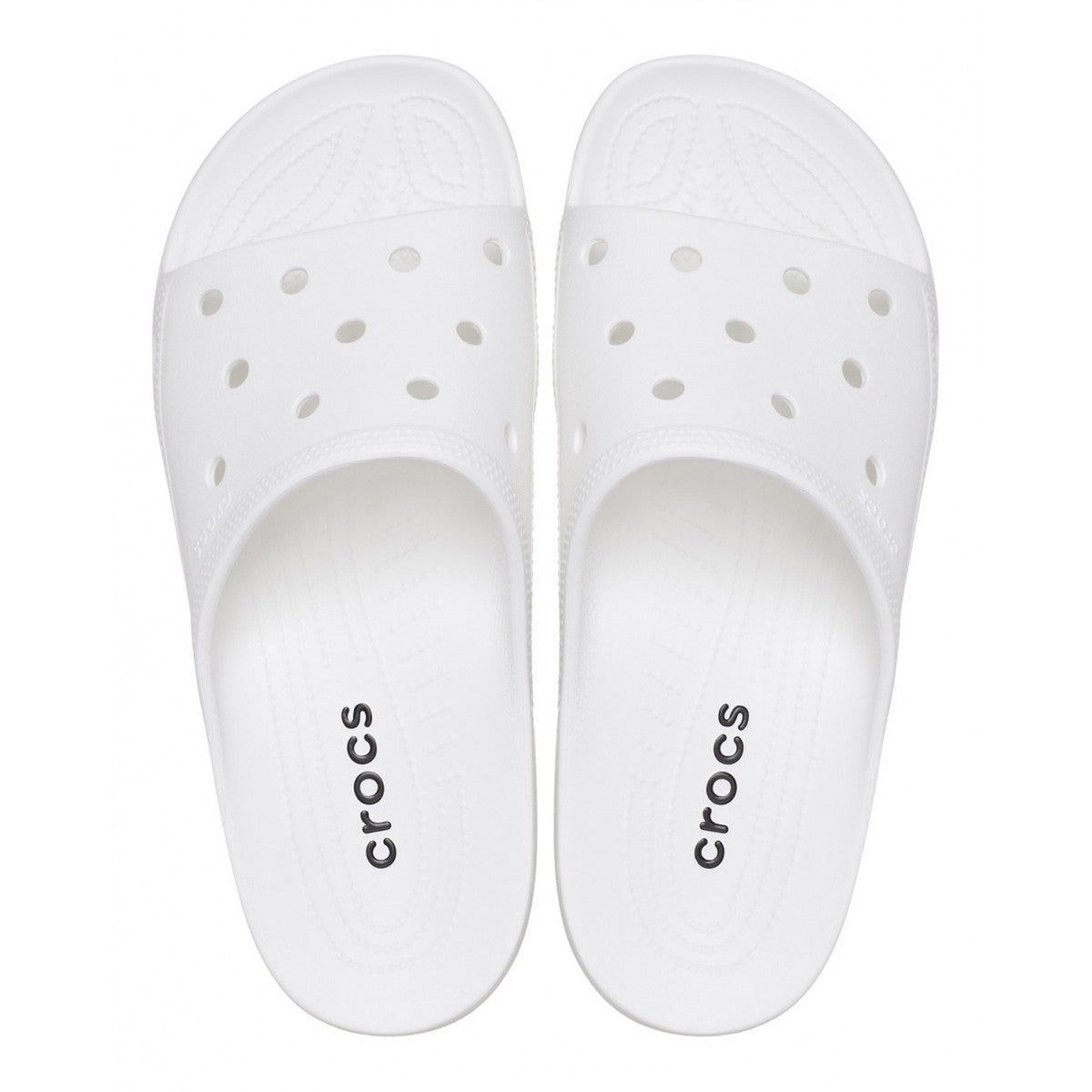 CROCS Ciabatta In Gomma Saturday Slide Bianca