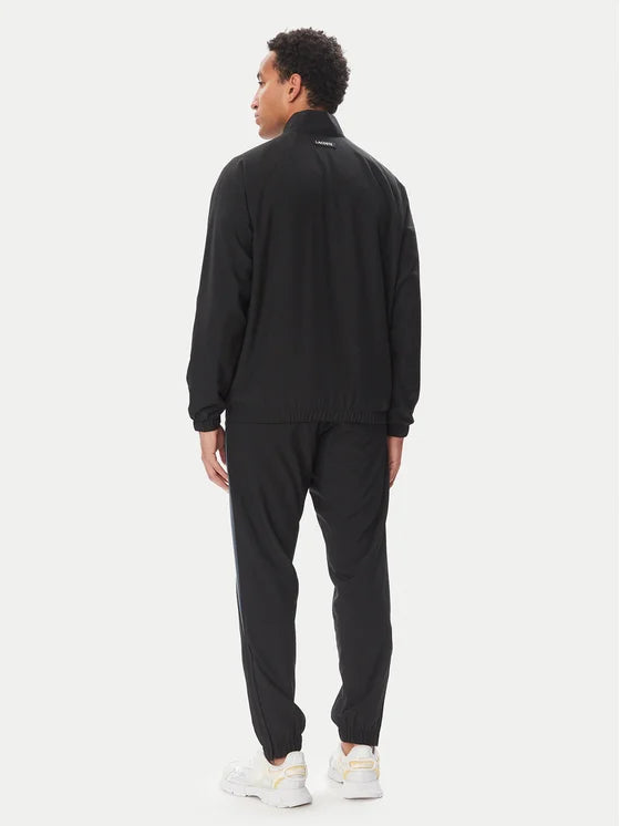 LACOSTE Tuta Completa Con Zip Senza Cappuccio Nero