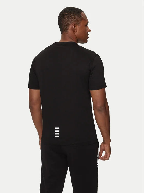 EMPORIO ARMANI T-Shirt In Cotone Nero/Bianco