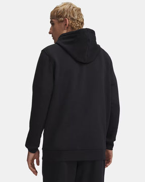 UNDER ARMOUR Felpa In Cotone Fleece Nero
