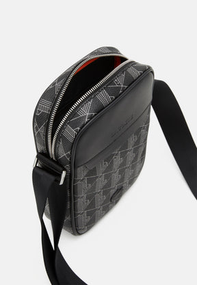 LACOSTE Borsello a Tracolla Monogram Nero