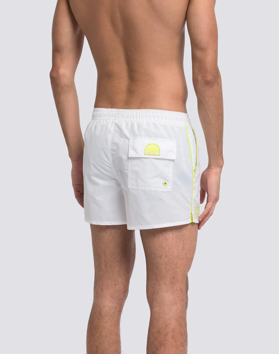 SUNDEK Costume Da Bagno Coltrane Bianco/Fluo