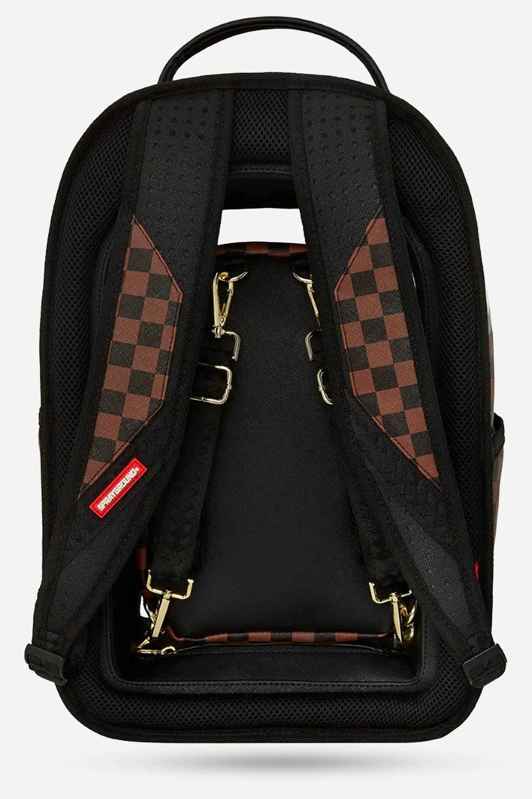 SPRAYGROUND Zaino SHARKS IN A HOLE IN PARIS DLXSV In Pelle Nero