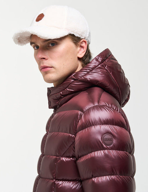 COLMAR Giubbotto Piumino Fasciato Con Cappuccio Bordeux 26/27