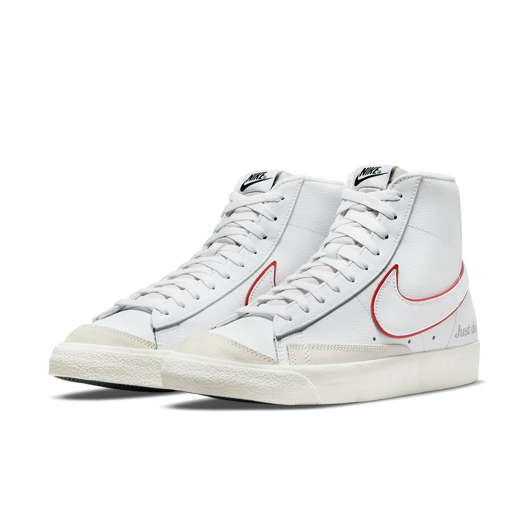 NIKE Blazer Mid ‘77’ ‘Just Do It’ Bianca/Rossa