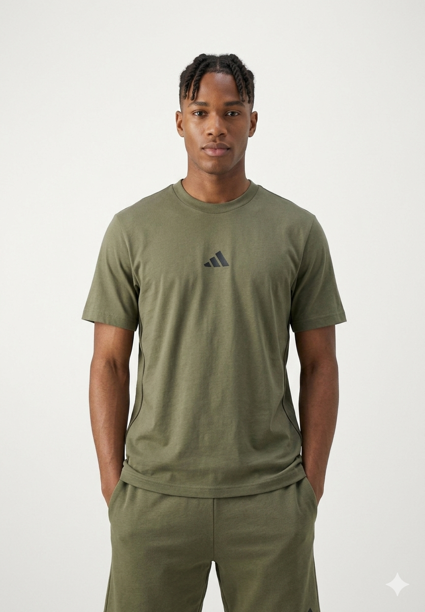 ADIDAS Performance Completino T-Shirt+Pantaloncino Basic Con logo Verde
