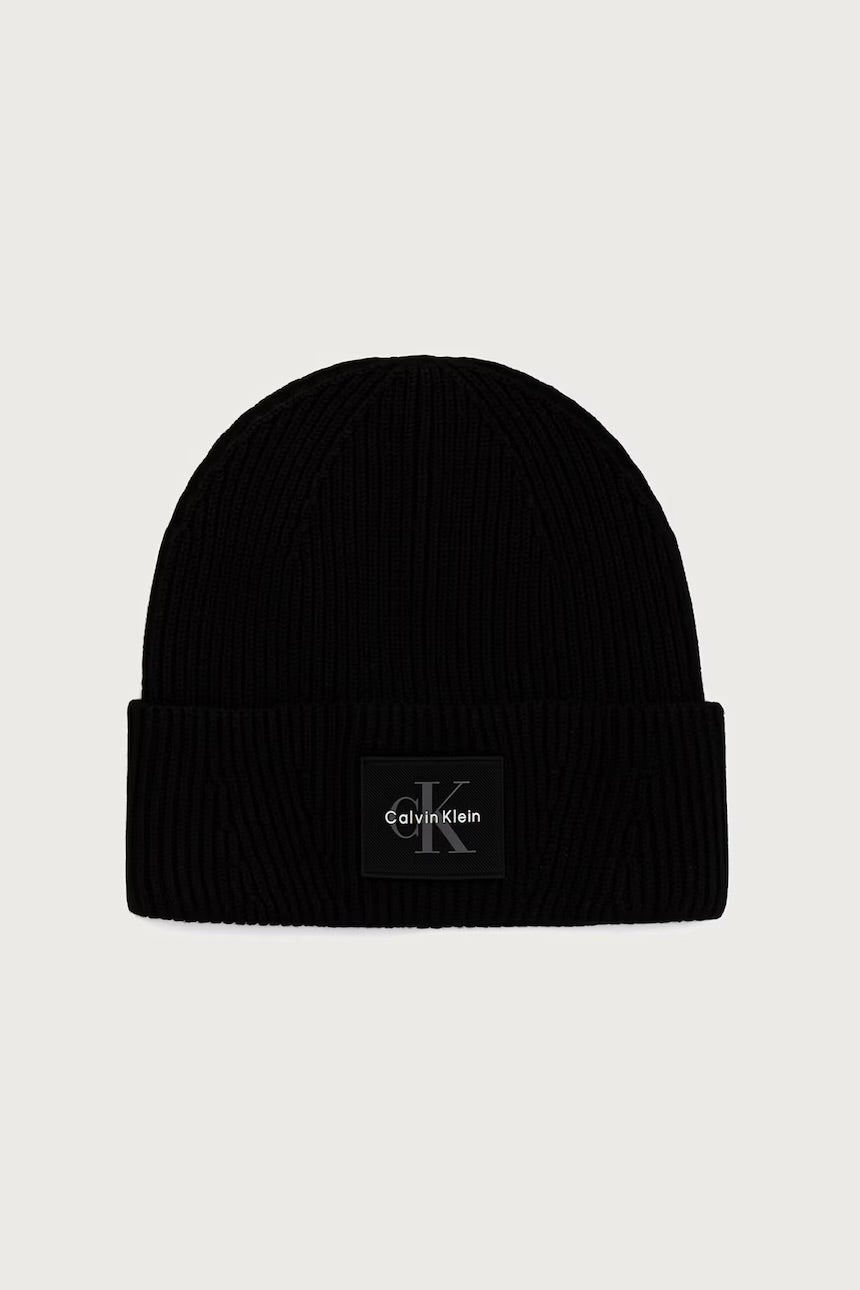 CALVIN KLEIN Berretto In Lana Unisex Nero