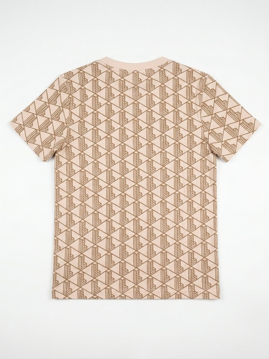 LACOSTE T-Shirt Monogram Bambino/Bambina Basic Rosa