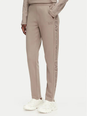 EMPORIO ARMANI Tuta Completa Con Cappuccio Donna Beige Chiaro