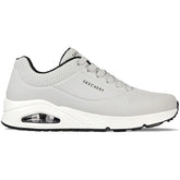 52458 LGBK SKECHERS UNO STAND ON AIR GRIGIO CHIARO SS26