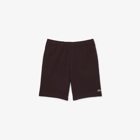 LACOSTE Pantaloncino In Cotone Basic Marrone