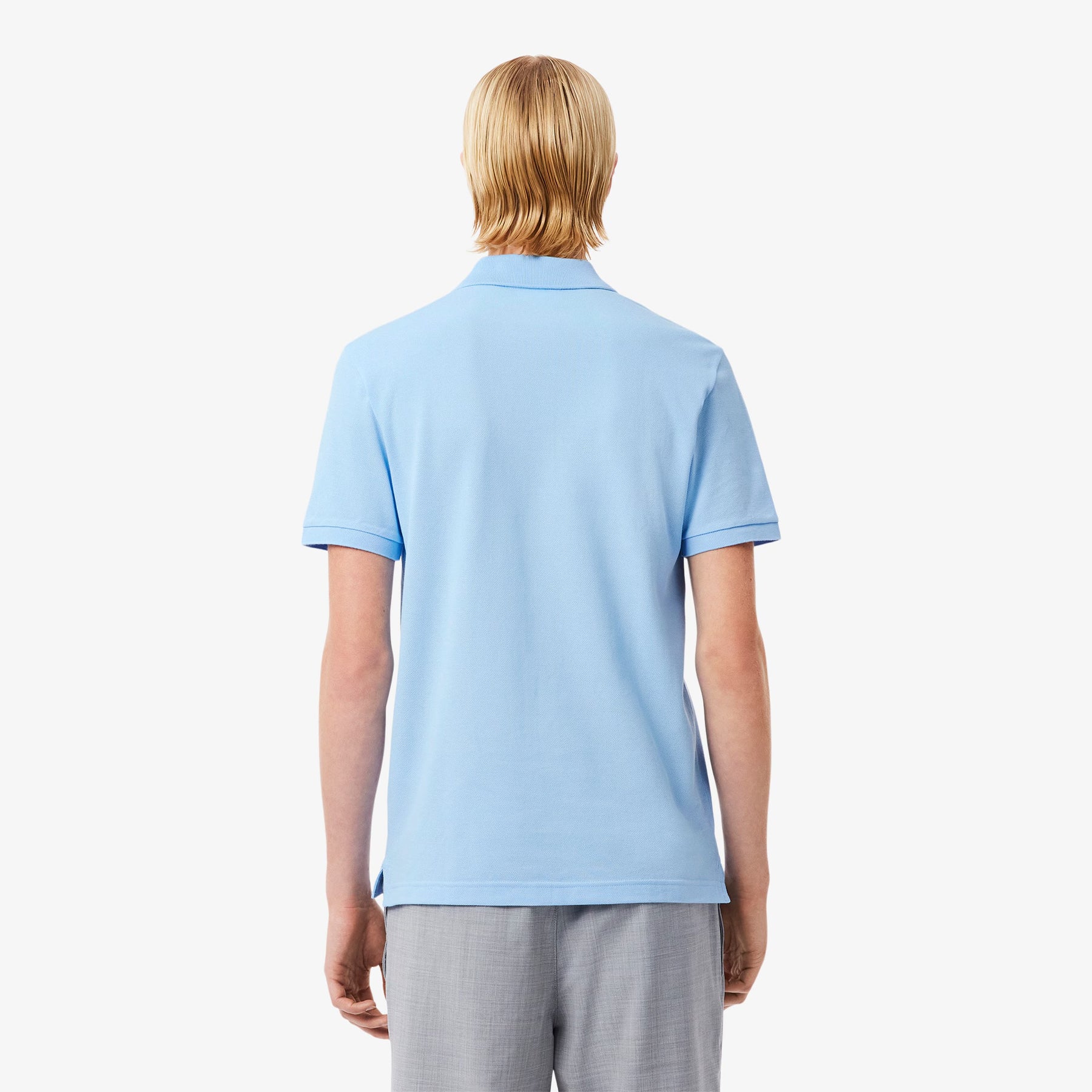 LACOSTE Polo Classic Fit In Piqué L.12.12 Azzurra