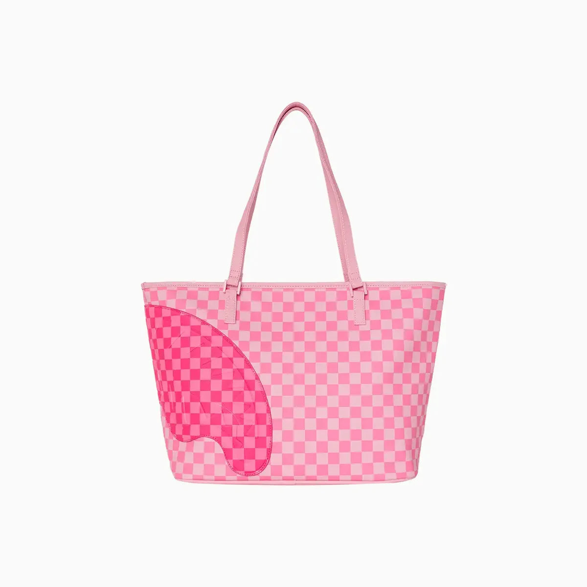 SPRAYGROUND BORSA Pink Sharks In Paris Patch Tote Rosa