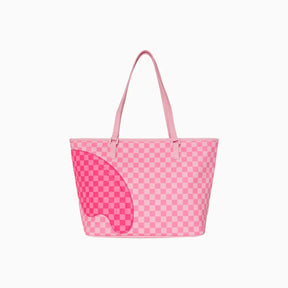 SPRAYGROUND BORSA Pink Sharks In Paris Patch Tote Rosa