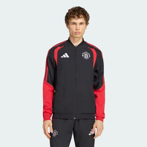 ADIDAS Tuta Completa Manchester United Senza Cappuccio Nero/Rosso