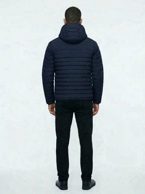 MORE Piumino Blake Con Cappuccio Blu