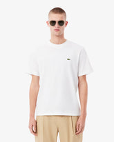 LACOSTE T-Shirt In Cotone Bianco