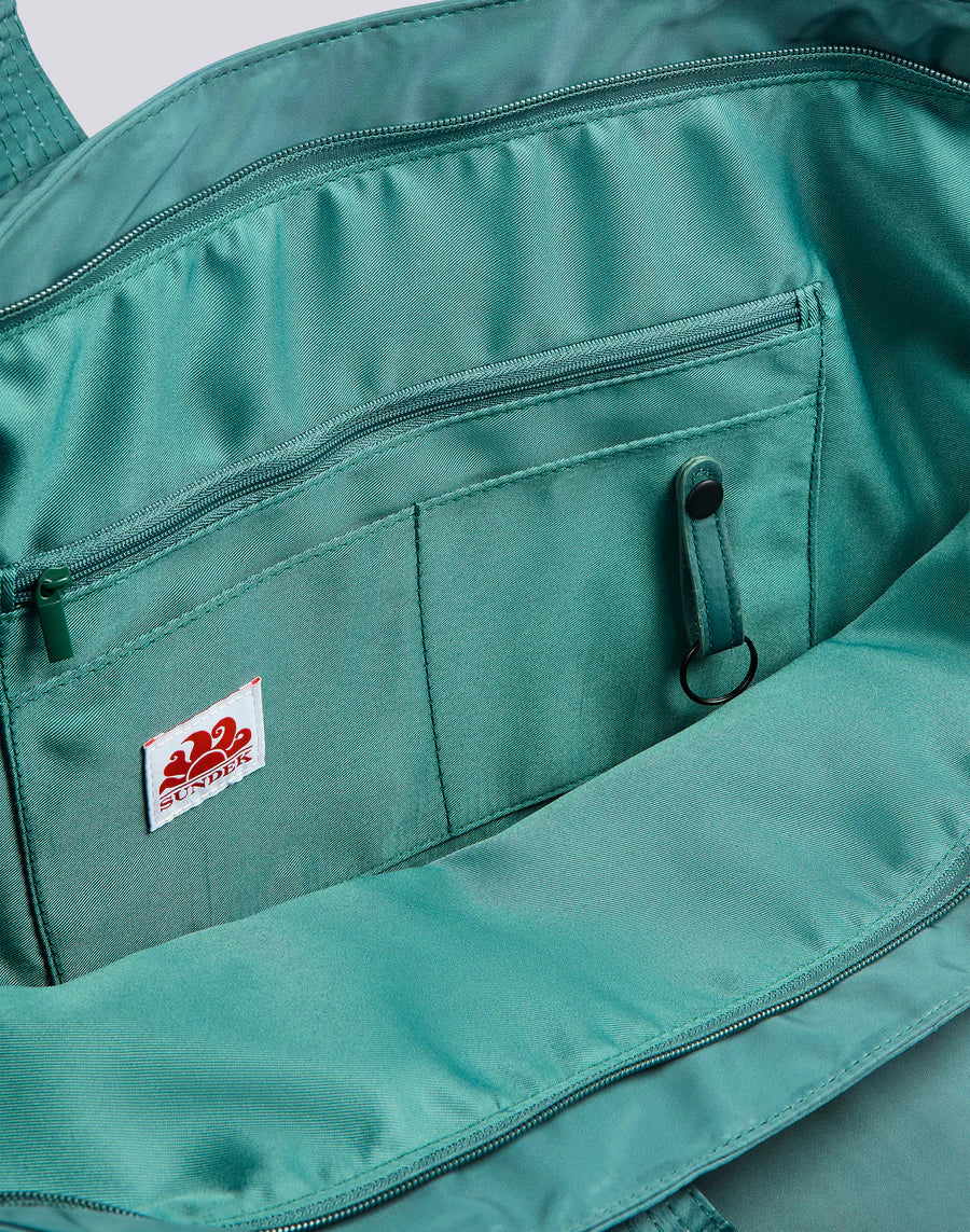 Sundek SUNDEK Borsa Da Mare Bon Bag Con Manici Colorati Verde - foto 4 - Tommaseo Clothing