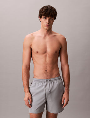 Calvin Klein Costume Da Bagno Con Logo Piccolo Grigio/Oro