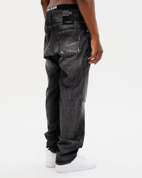 SOLDIER Jeans Baggy Made in Italy Denim Grigio