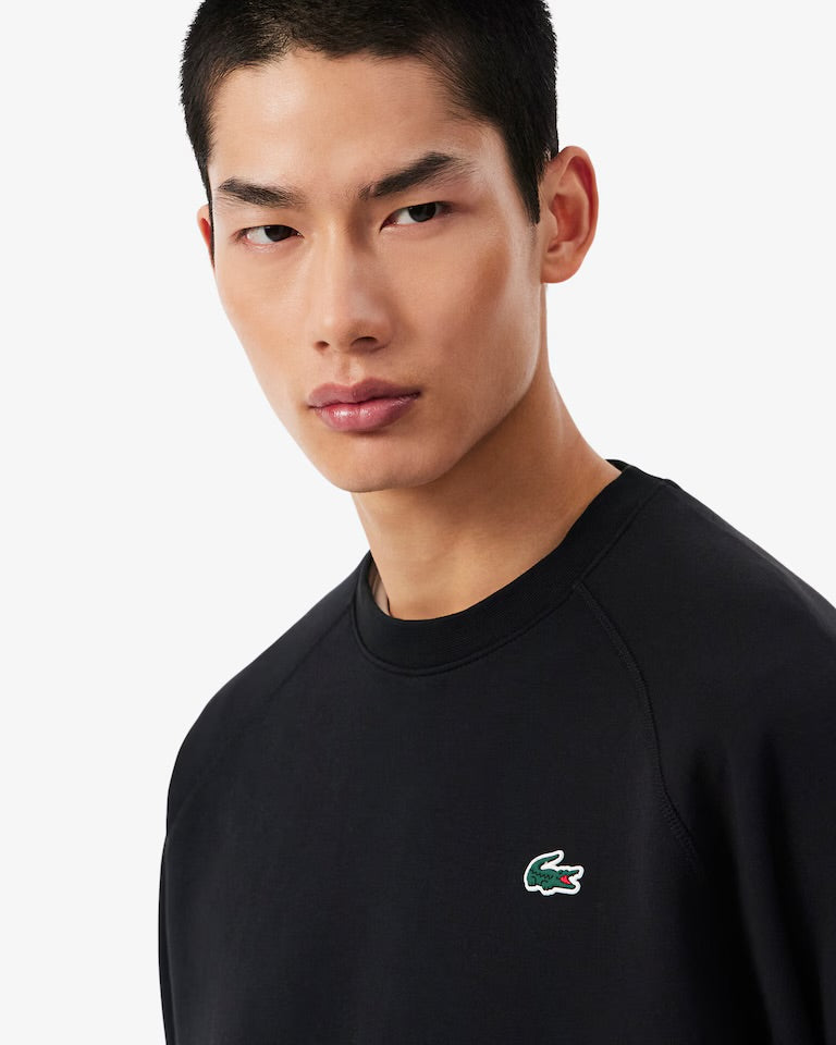 LACOSTE Felpa In Interlock Elasticizzato Nero 26/27