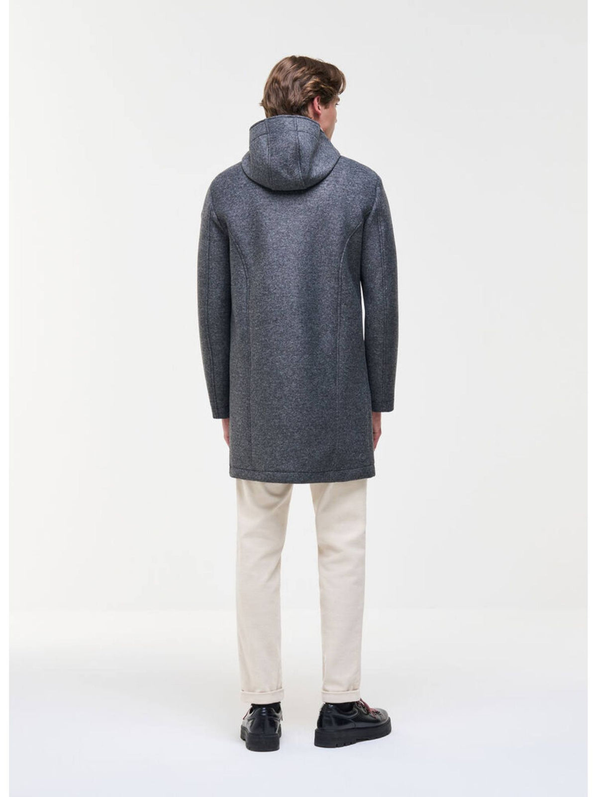 COLMAR Cappotto Lungo Invernale Con Cappuccio Grigio 26/27