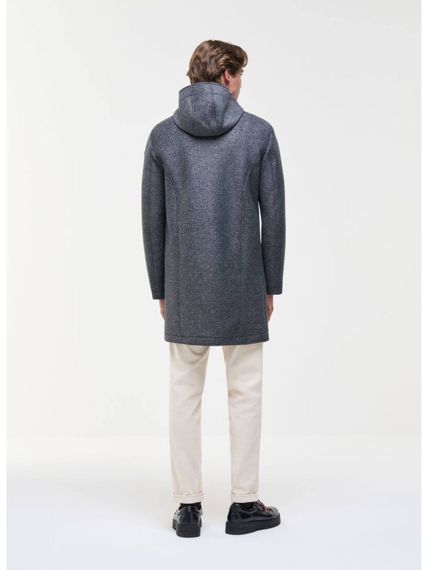 COLMAR Cappotto Lungo Invernale Con Cappuccio Grigio 26/27