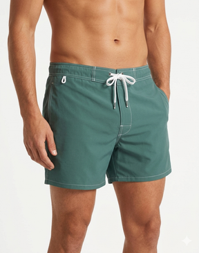 SUNDEK Costume Da Bagno Iconic Taffeta Verde Militare
