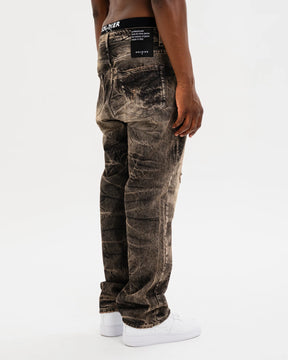 SOLDIER Jeans Baggy Made in Italy Nero Sabbiato