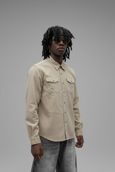 GIANNI LUPO Jacket Jeans Beige