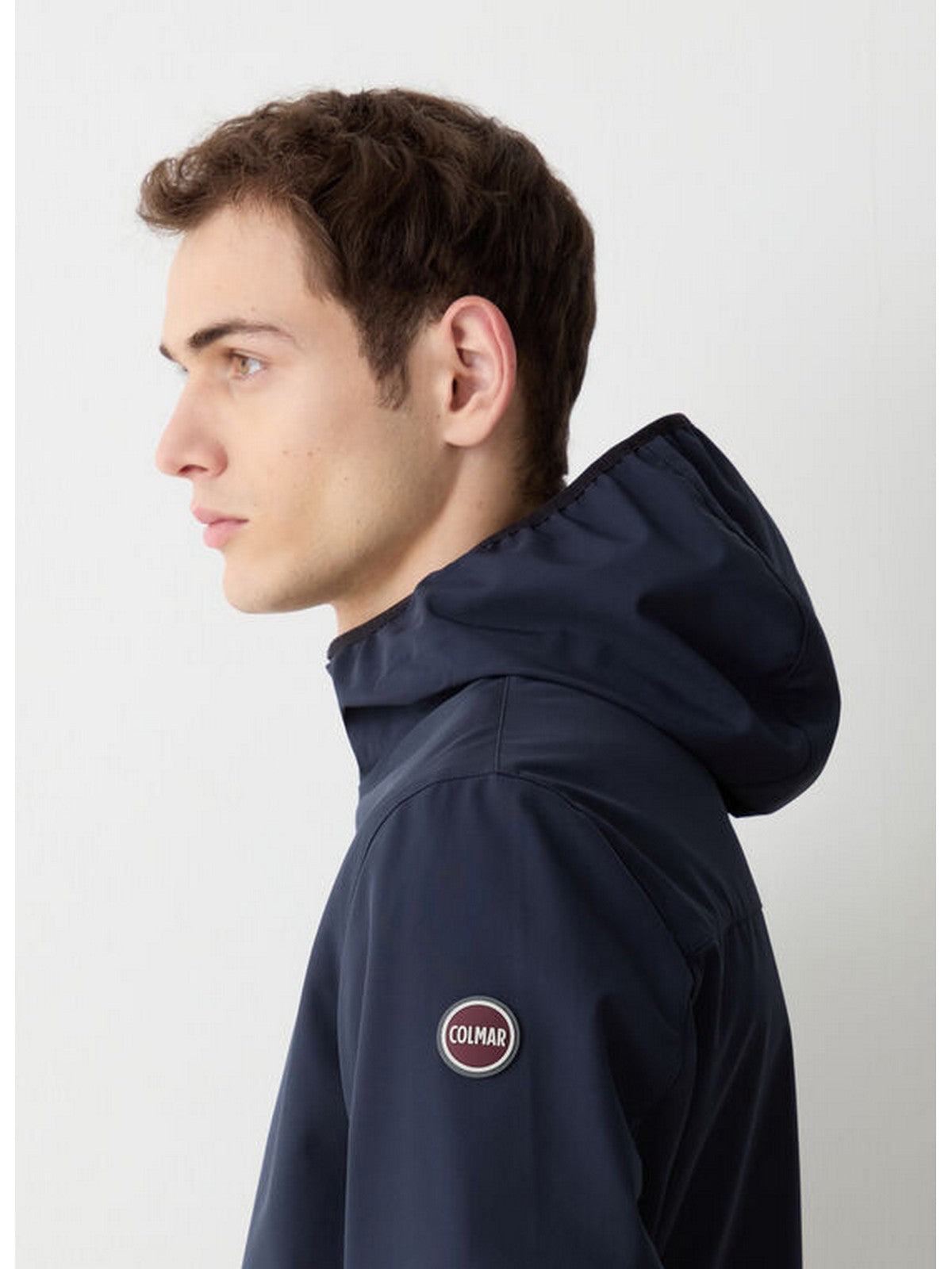 COLMAR Antivento Sfoderato Con Cappuccio Blu
