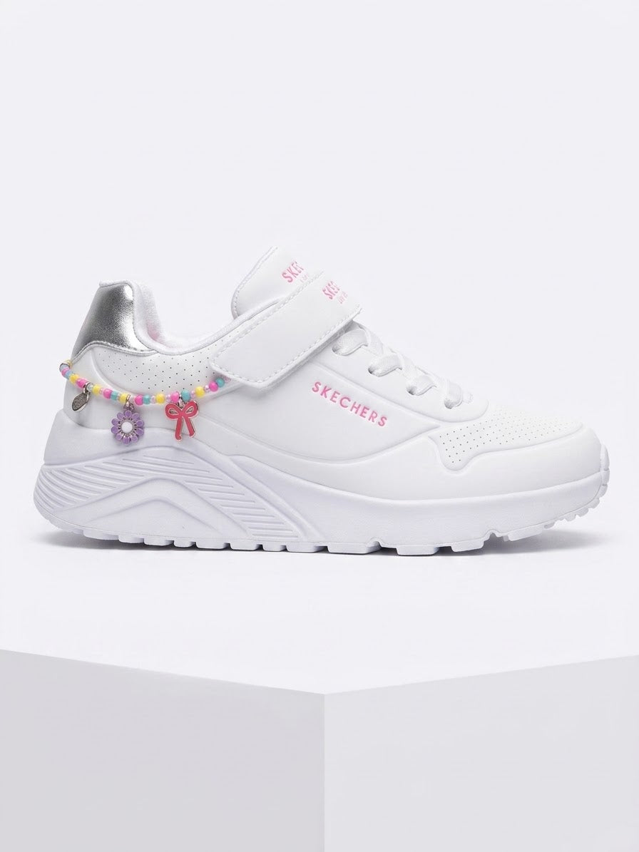 310810L/WSL Skechers Los Angeles Charming Style Bambino/Bambina Bianco 26/27