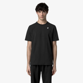 K-WAY T-Shirt Adam Light Stretch Nero