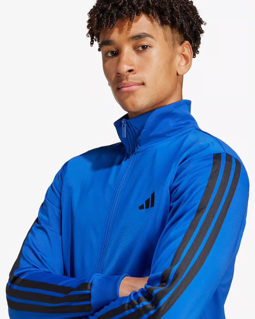 ADIDAS Tuta Acetata Con Zip Senza Cappuccio Blu Elettrico/Nero 2025/2026