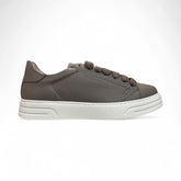 BRIAN MILLS Sneakers in Pelle Made in Italy Fango suola Bianca