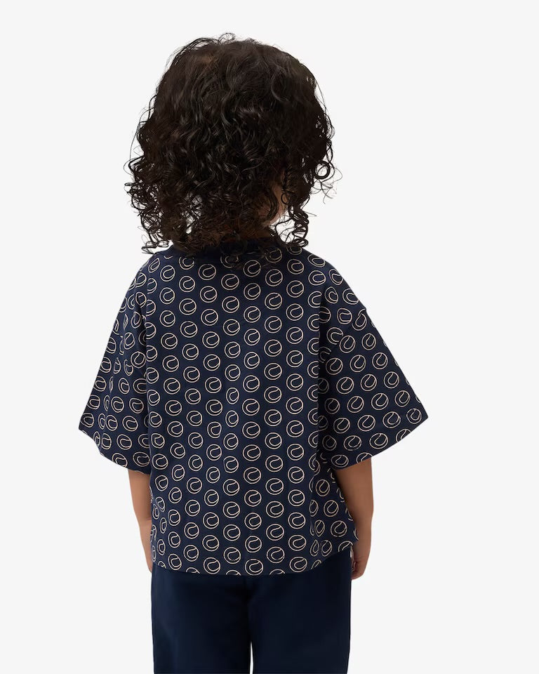 LACOSTE T-Shirt Fantasia Infant Blu/Rosa