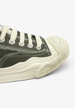 DUALSCAPE Sneakers In Tela Verde Militare/Panna