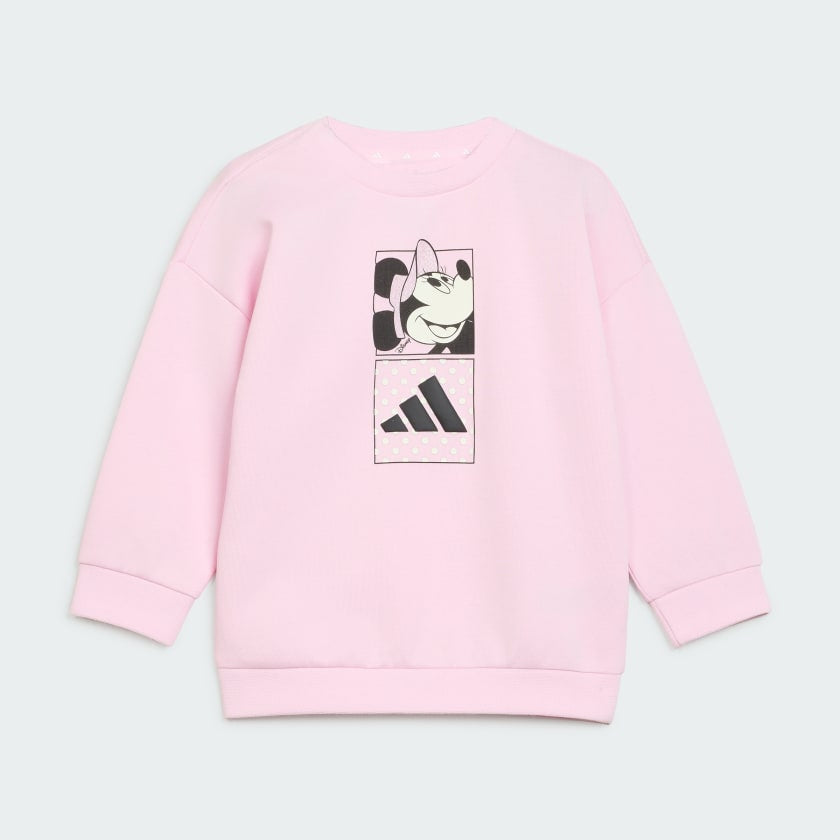 ADIDAS Tuta Felpata Bambina Minnie Rosa