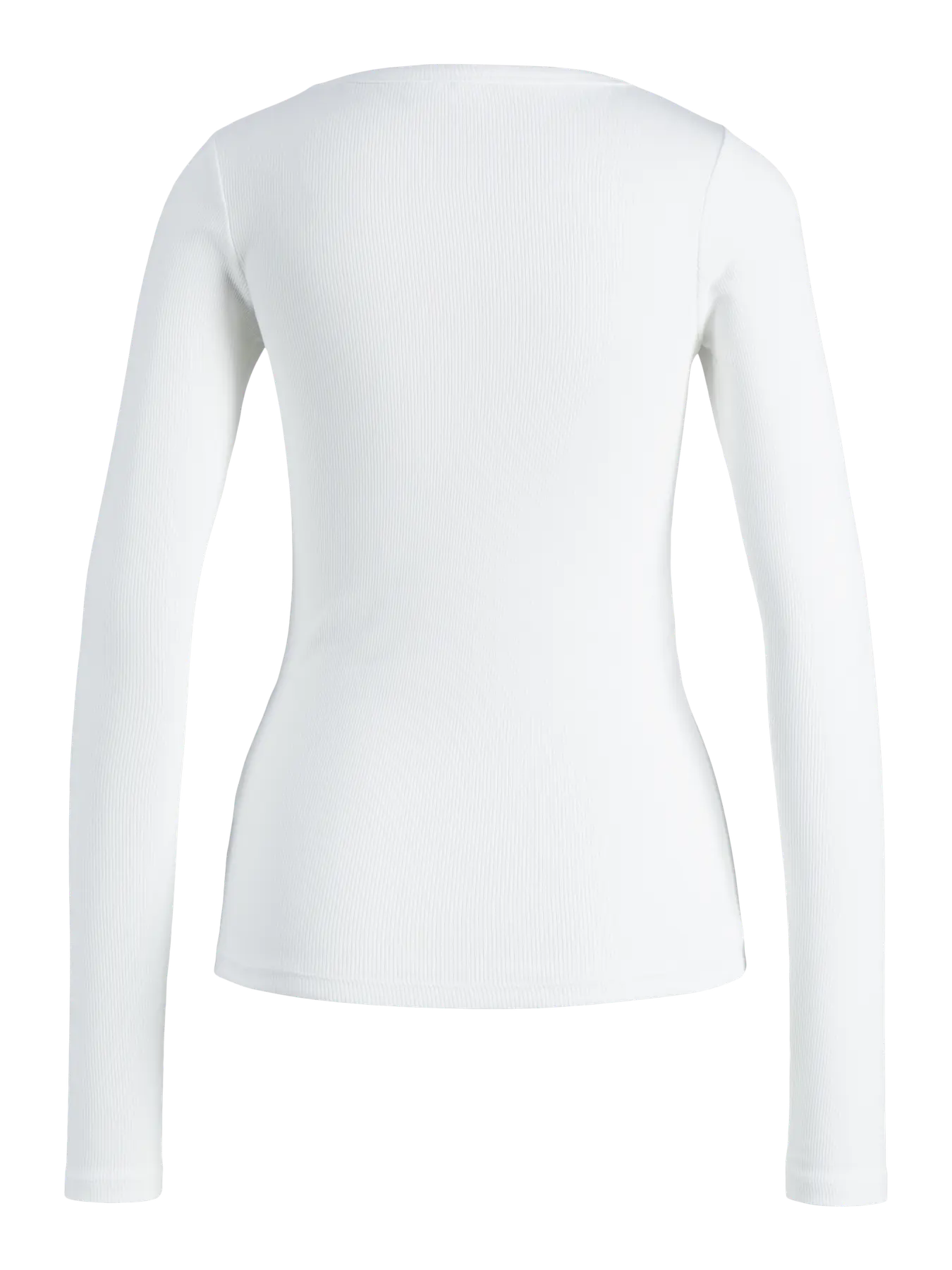 JJXX JXFREYA  MAGLIETTA A COSTINE MANICHE LUNGHE BIANCA DONNA