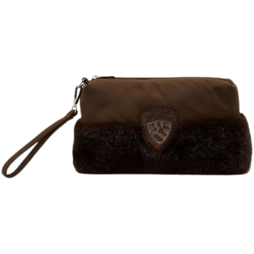 BLAUER Pochette In Polyester/Nylon Marrone