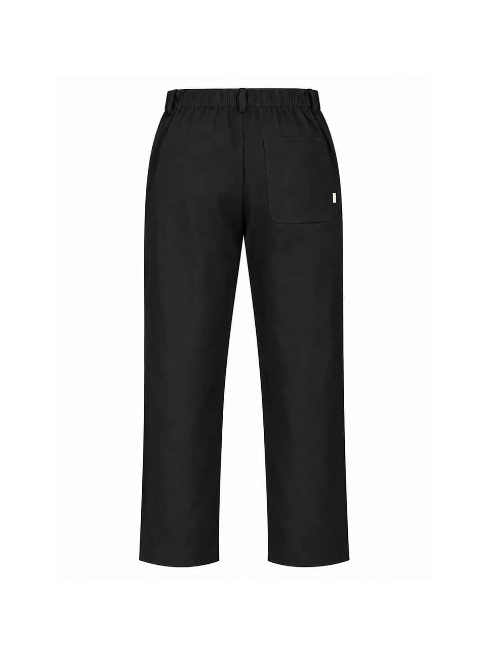 FIRST GARMENT Coordinato Giacca Con Zip e Colletto Pantalone Fondo Largo Nero