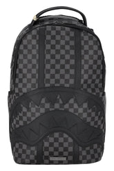 SPRAYGROUND Zaino In Pelle Henny Black Checkered Sharkmouth Nero